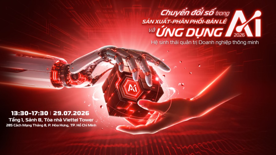 Hội thảo Chuyển đổi số trong Sản xuất – Phân phối – Bán lẻ và Ứng dụng AI 2026